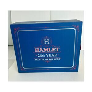 Cigar Box Empty Hamlet 25 Year Master of Tobacco Rocky Patel 8.5 x 7 x 2.25"